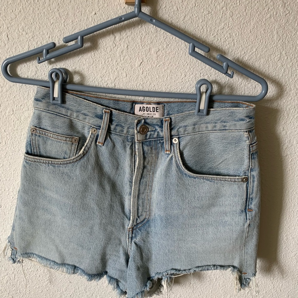 Agolde denim shorts